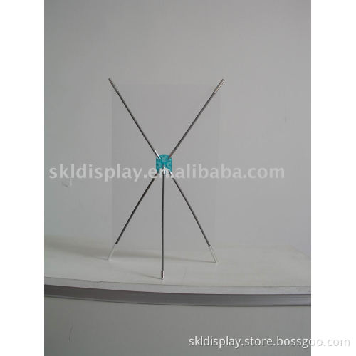 desktop X Banner, display stand